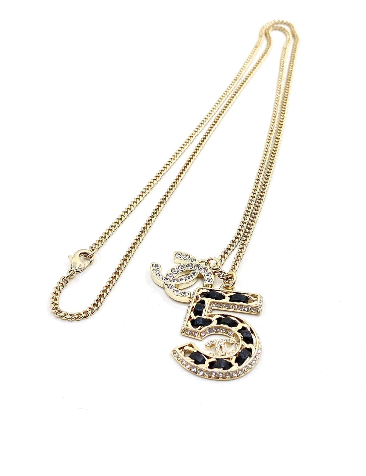 Chanel No.5 Chain 18K Gold Necklace