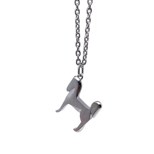 Hermes Panache Pendant 18K Gold Necklace