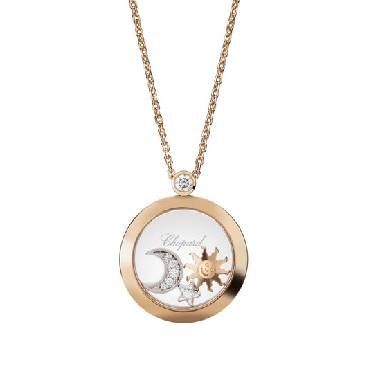 Happy Diamonds Pendant 18K Gold Necklace