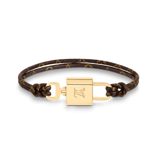 Louis Vuitton Lock It Again 18K Gold Bracelet