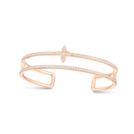 Louis Vuitton Idylle Blossom Two-Row 18K Gold Bracelet