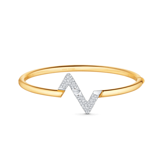 Louis Vuitton Volt Upside Down 18K Gold Bracelet