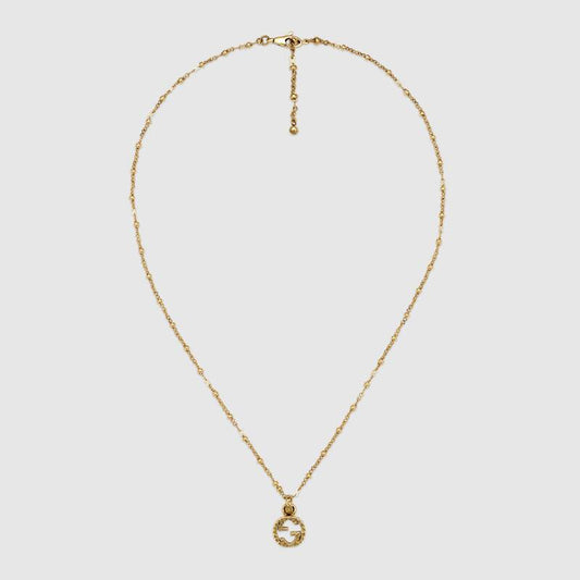 Gucci Double Interlocking Gucci 18K Gold Necklace