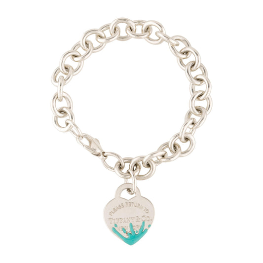 Tiffany Heart Tag 18K Gold Bracelet