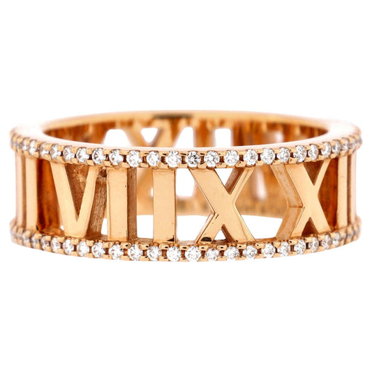 Tiffany Atlas Diamond 18K Gold Ring