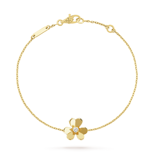 Frivole Medium Clover 18K Gold Bracelet