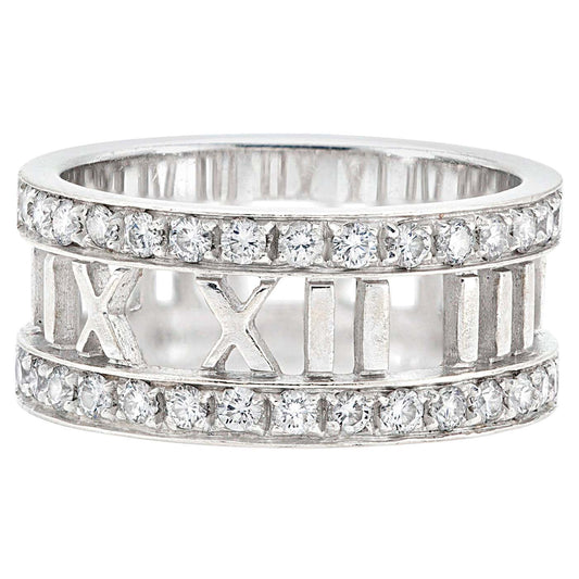Tiffany Atlas Open Diamond 18K Gold Ring