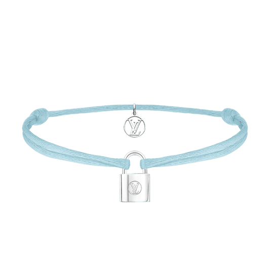 Louis Vuitton Silver Lockit X Virgil Abloh 18K Gold Bracelet