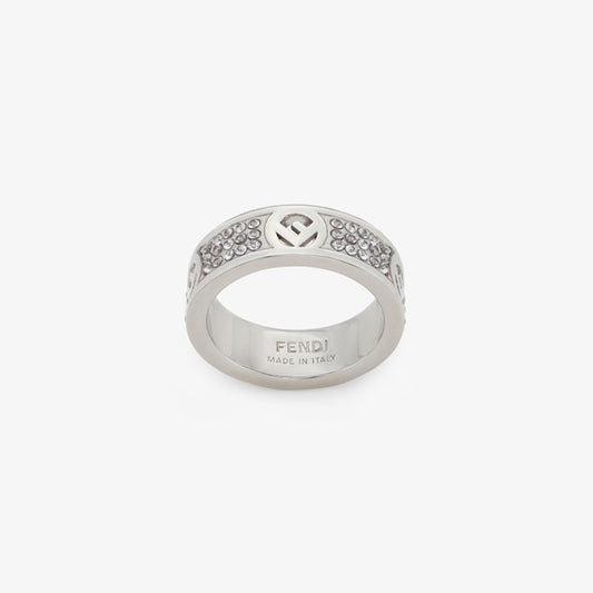 Fendi Is 18K White Gold Ring