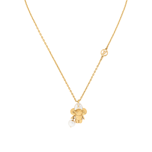 Louis Vuitton Vivienne 18K Gold Necklace
