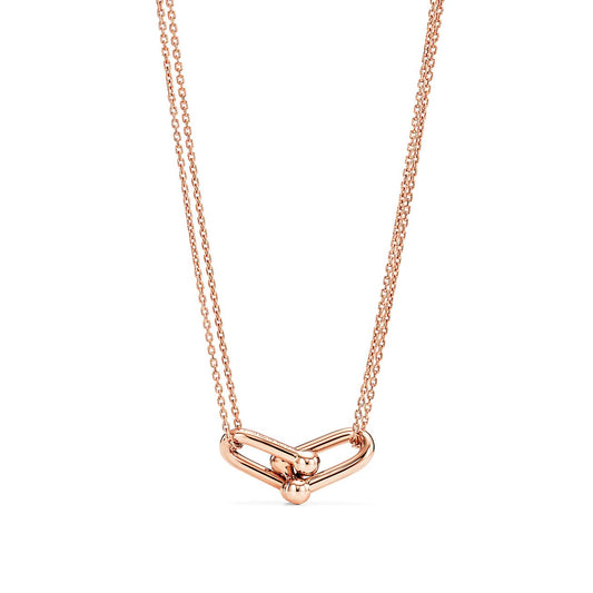 Tiffany HardWear Double Link 18K Gold Necklace