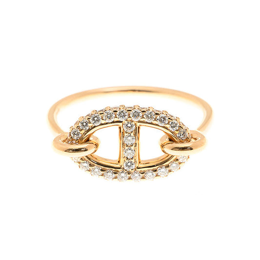 Hermes Farandole Diamond 18K Gold Ring