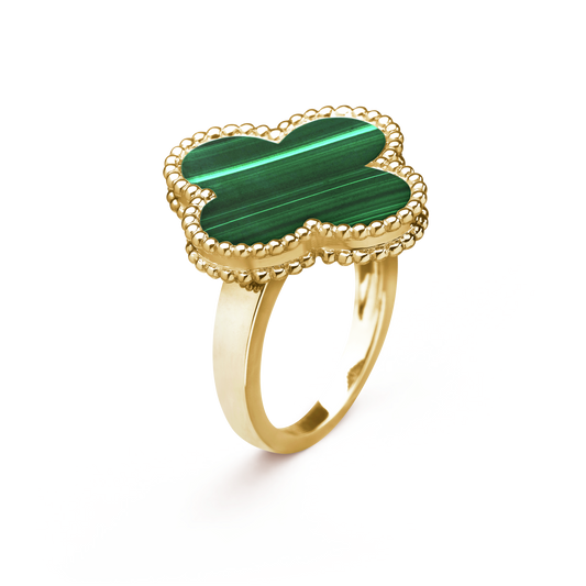 Magic Alhambra Clover 18K Gold Ring