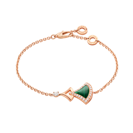 Bvlgari Dream Malachite 18K Gold Bracelet