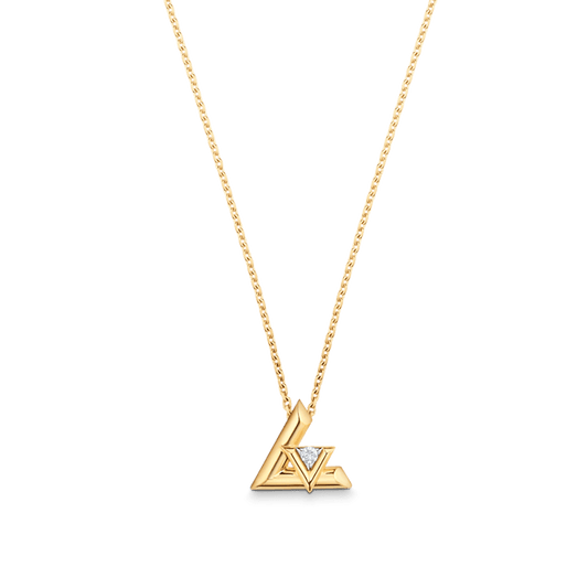 Louis Vuitton Volt One 18K Gold Necklace