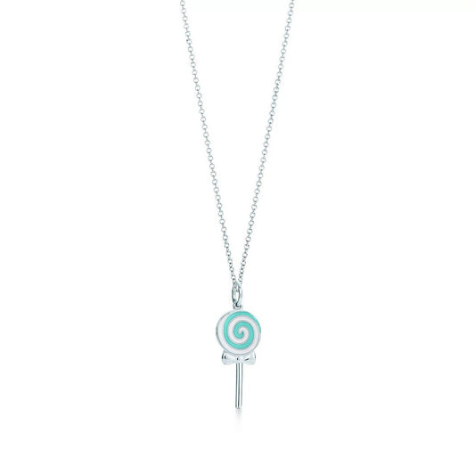 Tiffany Lollipop Charm Chain 18K Gold Necklace