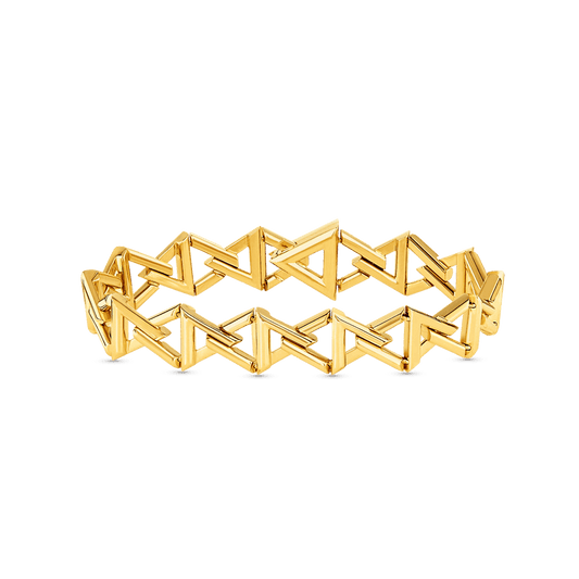 Louis Vuitton Volt Curb Chain Large 18K Gold Bracelet