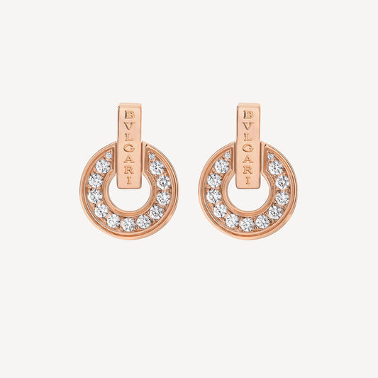 Bvlgari 18K Rose Gold Earrings