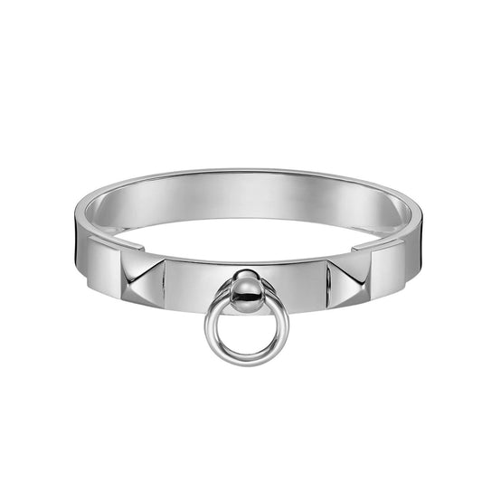 Hermes Collier De Chien 18K Gold Bracelet