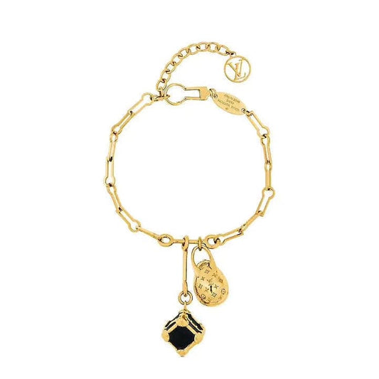 Louis Vuitton Dinosaur Egg Vintage 18K Gold Bracelet
