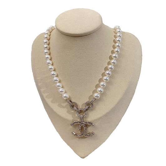 Chanel Pearl 18K Gold Necklace