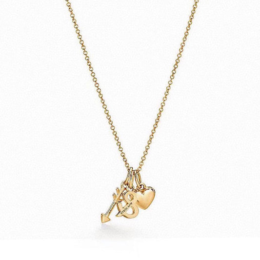 Tiffany Wine and Dine Pendant 18K Gold Necklace