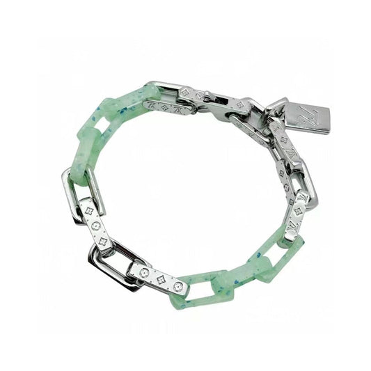 Louis Vuitton Sculpture 18K Gold Bracelet