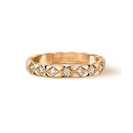 Chanel Coco Crush Mini Diamonds 18K Gold Ring