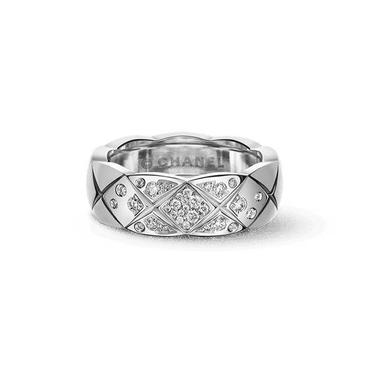 Chanel Coco Crush Diamonds 18K White Gold Ring