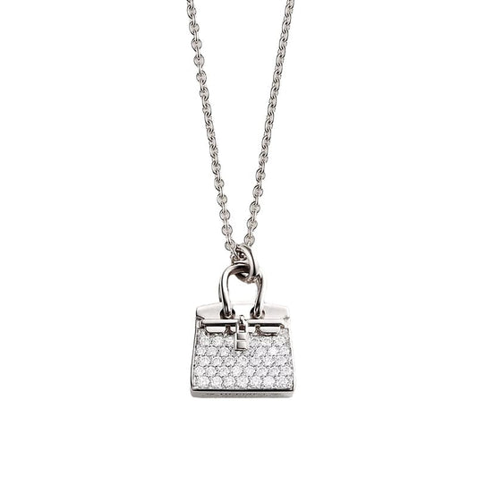 Hermes Amulettes Birkin Pendant 18K Gold Necklace