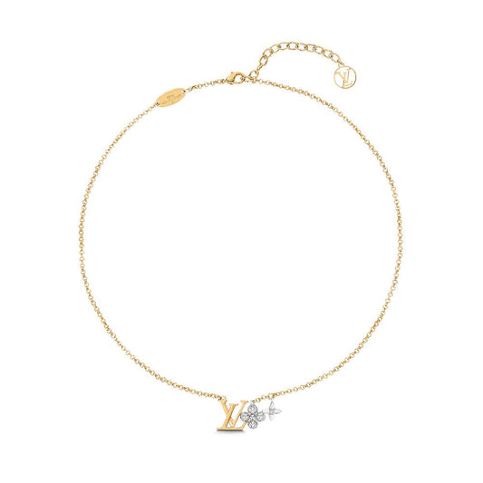 Louis Vuitton Gram 18K Gold Necklace