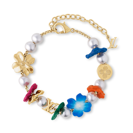 Louis Vuitton Surfin' Flower 18K Gold Bracelet