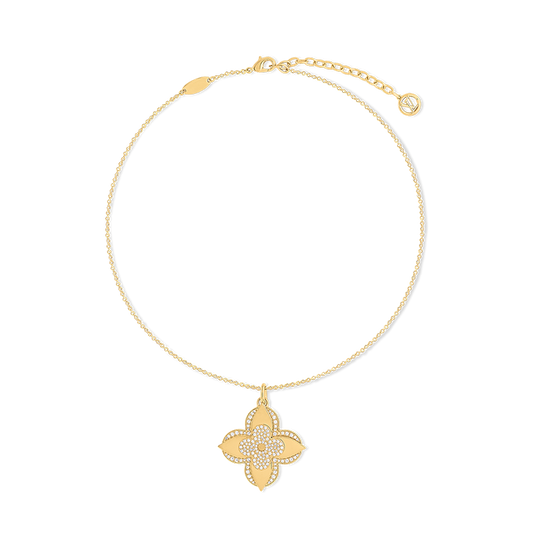 Louis Vuitton Medaillon 18K Gold Necklace