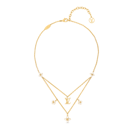 Louis Vuitton Floragram 18K Gold Necklace