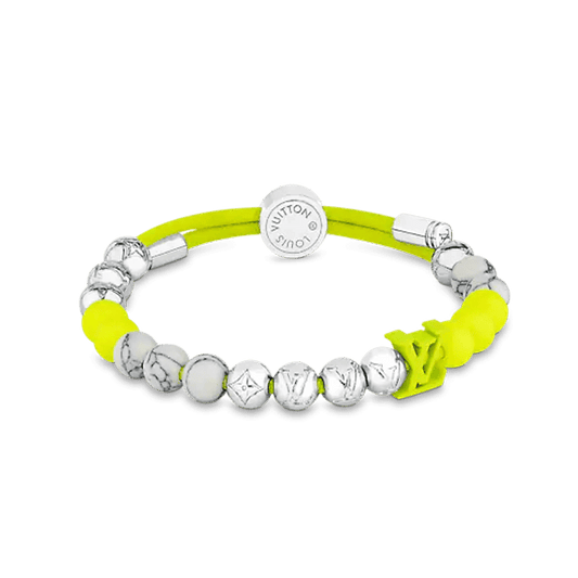 Louis Vuitton Monogram Beads Yellow 18K Gold Bracelet
