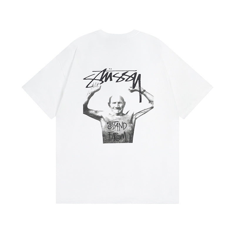 Stussy T-Shirts Casual Loose Couple T-Shirts