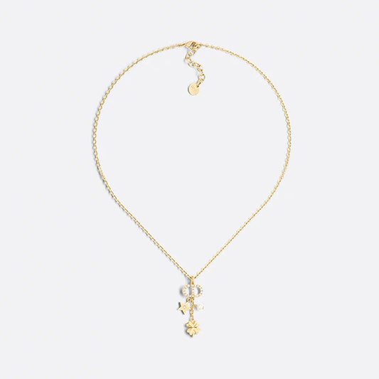 Dior Petit Lucky Charms 18K Gold Necklace
