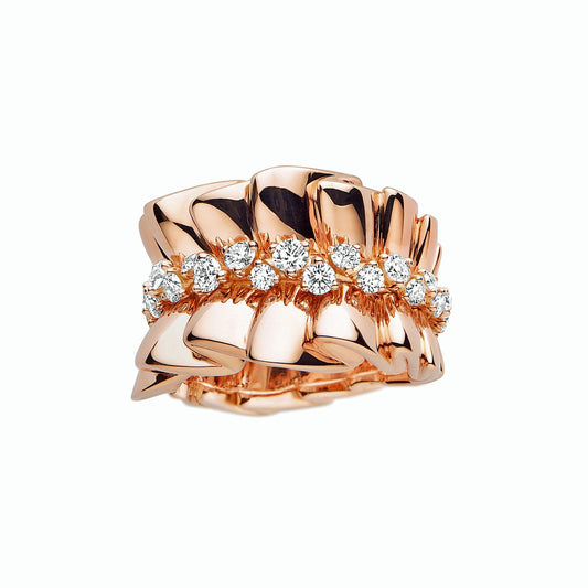 Dior Archi Bar en Corolle Bague 18K Gold Ring