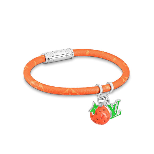 Louis Vuitton Hang It Fruits Orange 18K Gold Bracelet