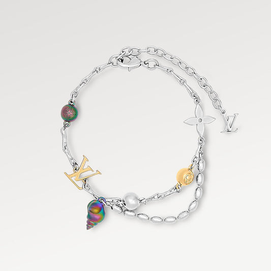 Louis Vuitton Shell 18K Gold Bracelet