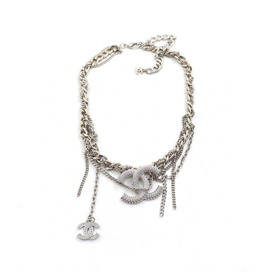 Chanel Chain Diamond 18K Gold Necklace