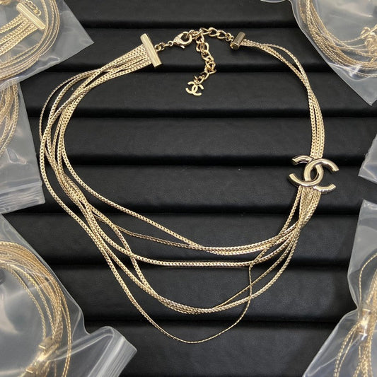 Chanel Gold 18K Gold Necklace