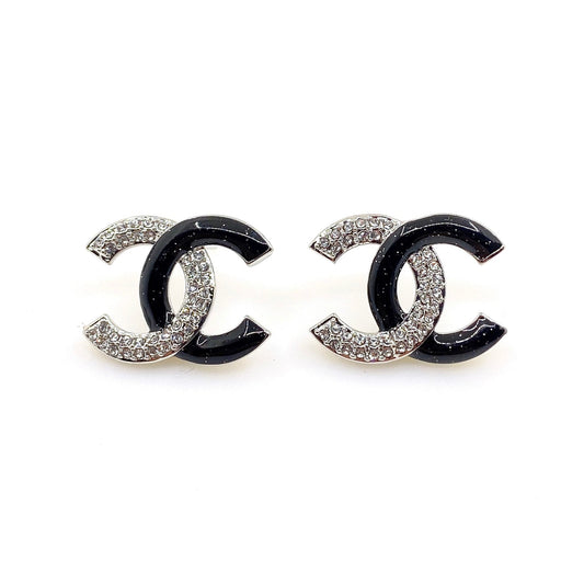 Chanel Black Diamonds 18K Gold Earrings