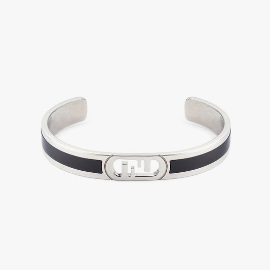 Fendi Open Cuff 18K Gold Bracelet