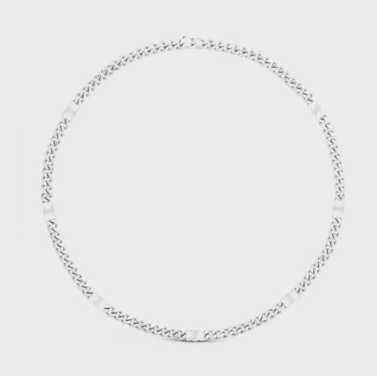 Celine Gourmette Chain 18K Gold Necklace