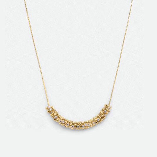 Bvlgari Facet Pearl 18K Gold Necklace