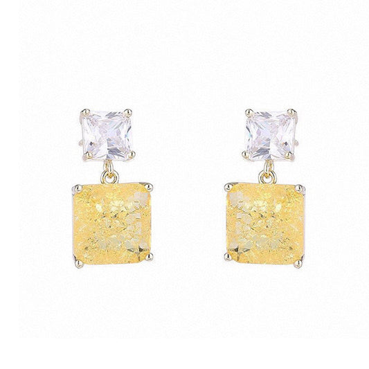 Bvlgari Crystals 18K Gold Earrings