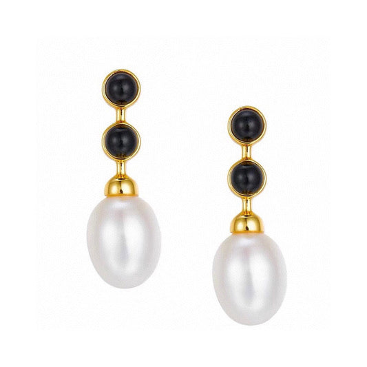 Bvlgari Pearl 18K Gold Earrings