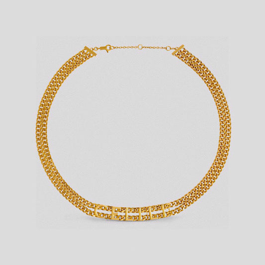 Celine Gourmette 18K Gold Necklace