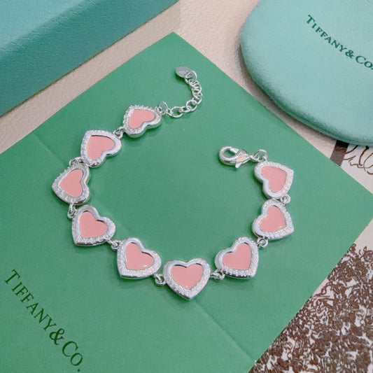 Tiffany Return to Pink Heart Tag 18K Gold Bracelet